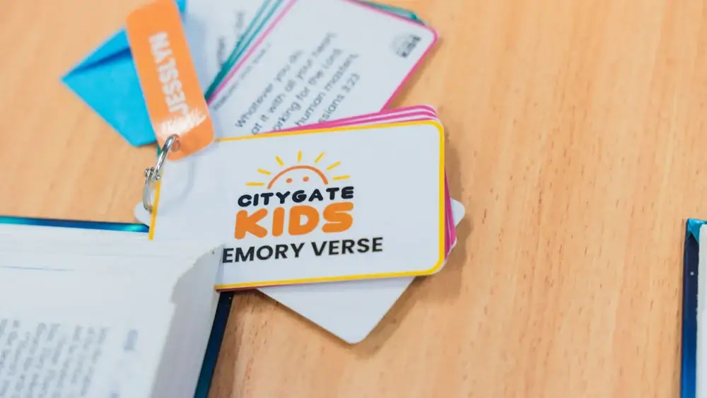 Citygate Kids Ministry Memory Verse - Indonesian church children program Sydney